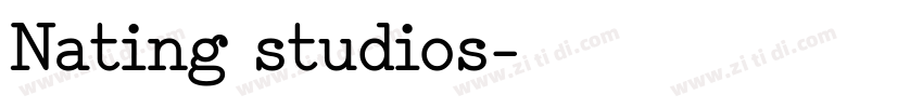 Nating studios字体转换